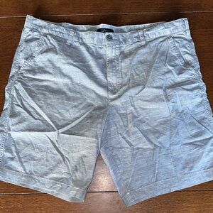 Marc Anthony Light Gray Flat Front Shorts